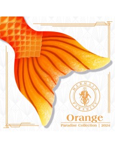 Traje Mermaiding Orange 2