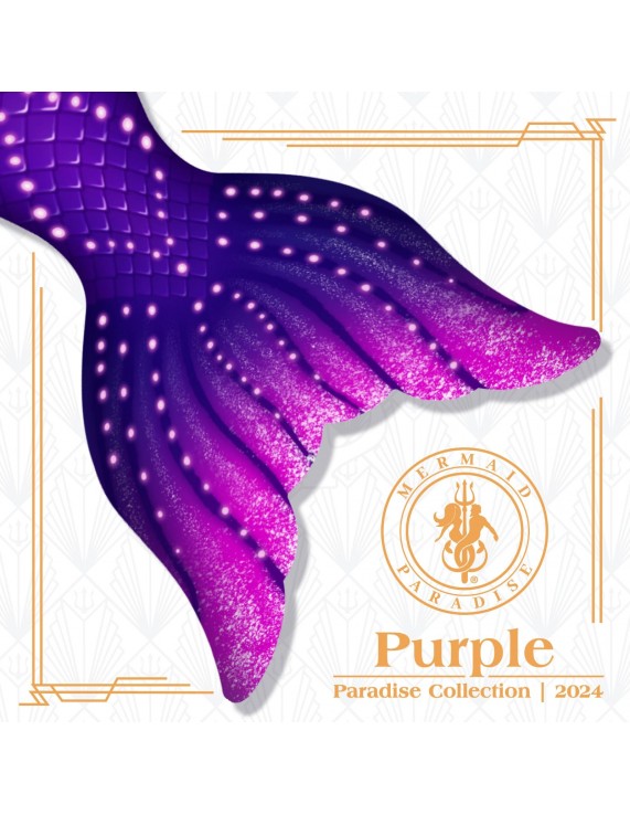 Traje Mermaiding Purple