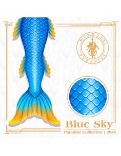 Traje Mermaiding Blue Sky